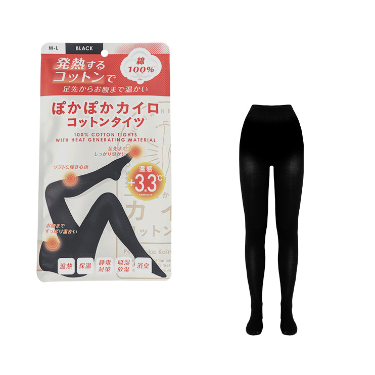 ぽかぽかカイロコットンタイツ(綿100%)